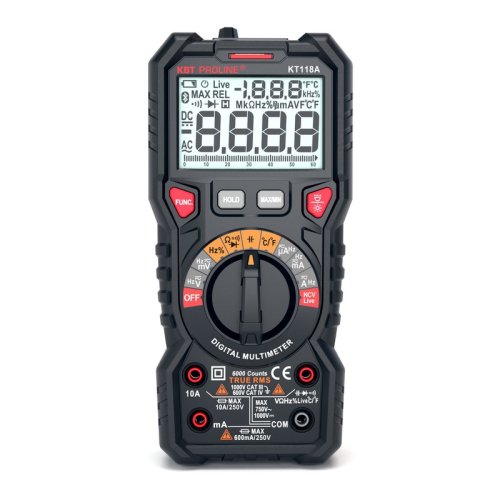 Мультиметр цифровой КВТ c True RMS серия PROLINE KT 118A  картинка